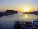Ηράκλειο: Ο Κουλές και το εσωτερικό λιμάνι το ηλιοβασίλεμα