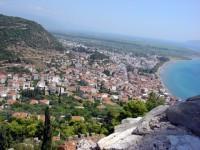 Nafpaktos City as seen from the Castle