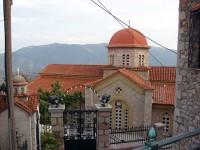 The Panayia Church behind the School Building