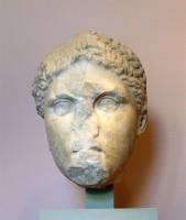 Akr 1352. Colossal Head of Parian Marble