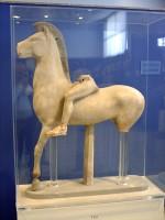 Akr 700. Marble Statue of a Horseman