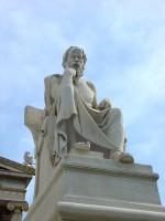 The Academy: The Statue of Socrates in Front of the Academy Building