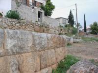 Galaxidi Port: A Close-up View Of The Ancient Walls