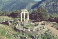 Delphi: Temple of Athena Pronaia and the Tholos